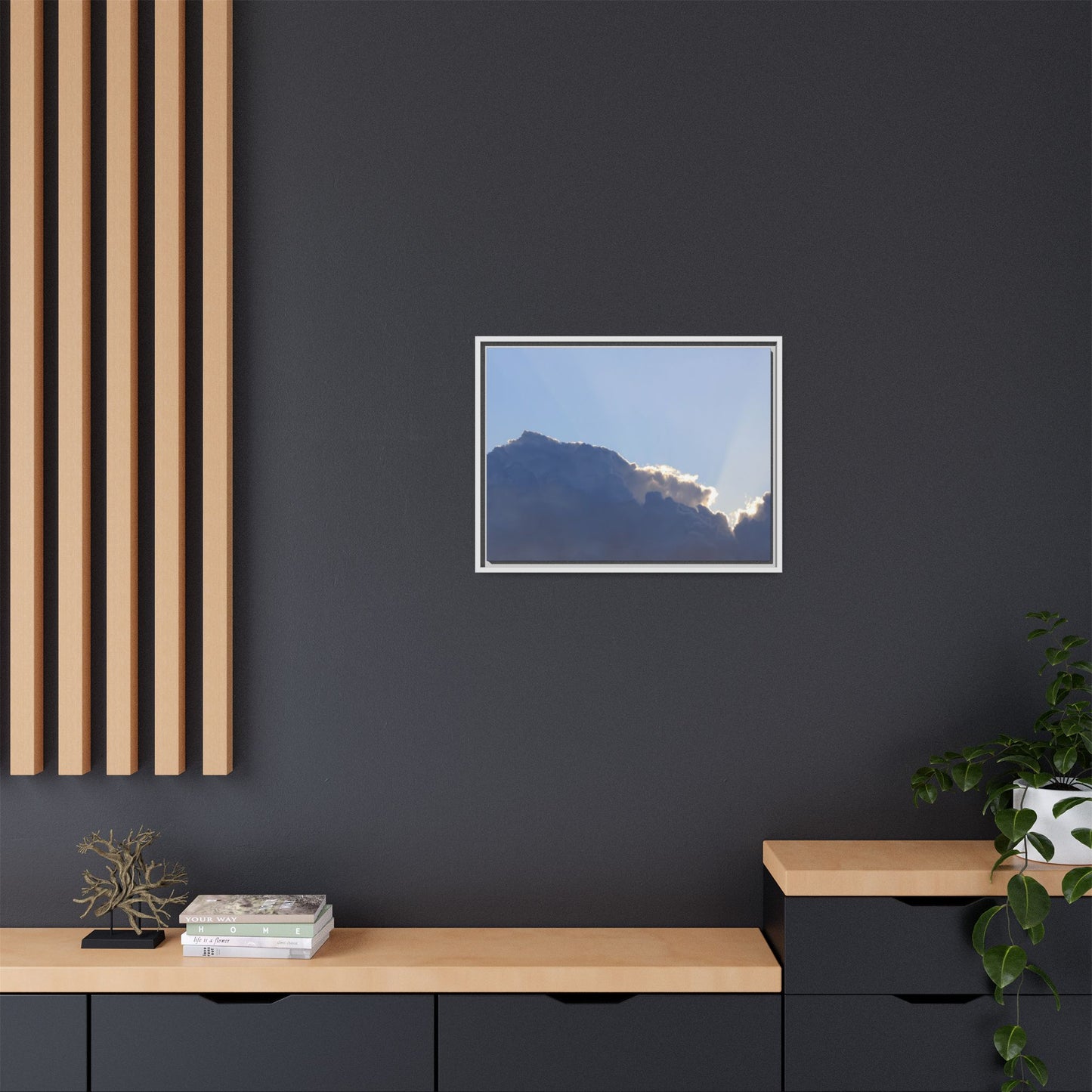 Cloud Divide - Unique Stretched Canvas Wall Art - Art By Earth