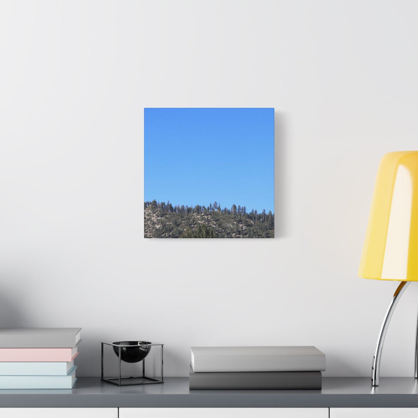 Mountain's Quiet Breath - Unique Frameless Canvas Wall Art