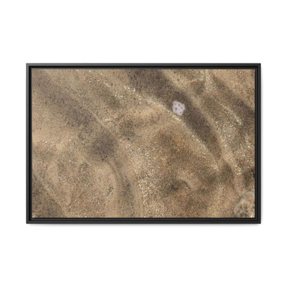 Underwater Sand Exploration - Unique Stretched Canvas Wall Art - Art By Earth