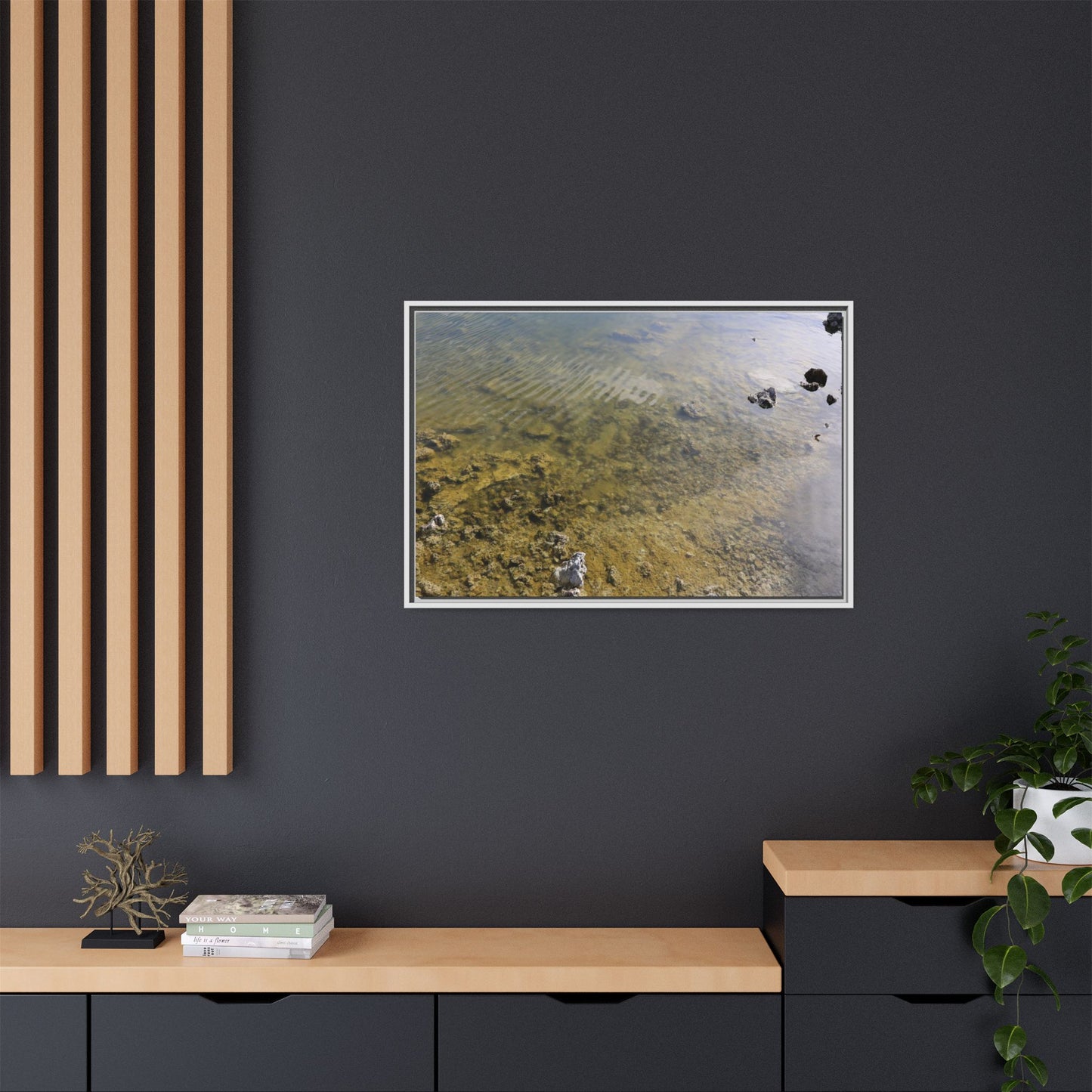 Ripples of Stone - Unique Stretched Canvas Wall Art