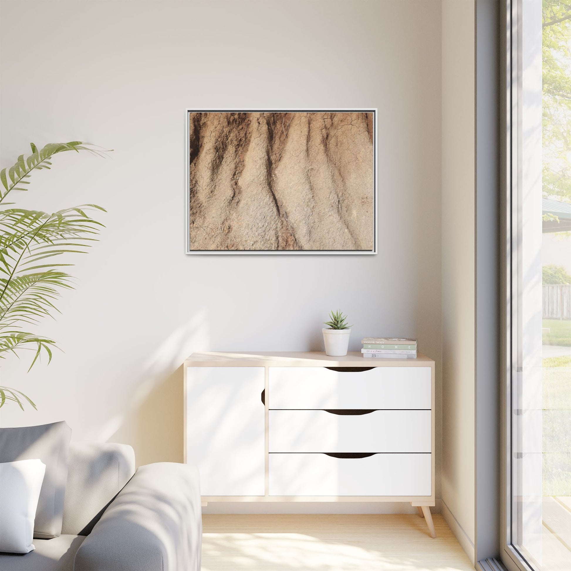 Eroded Canyon Walls - Unique Stretched Canvas Wall Art - Art By Earth