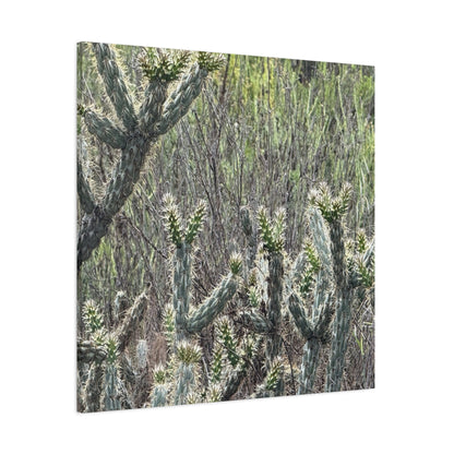 Spiny Sentinels - Unique Frameless Canvas Wall Art - Art By Earth