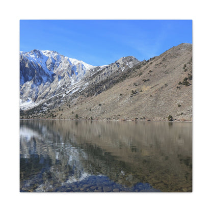 Reflection of Silence - Unique Frameless Canvas Wall Art