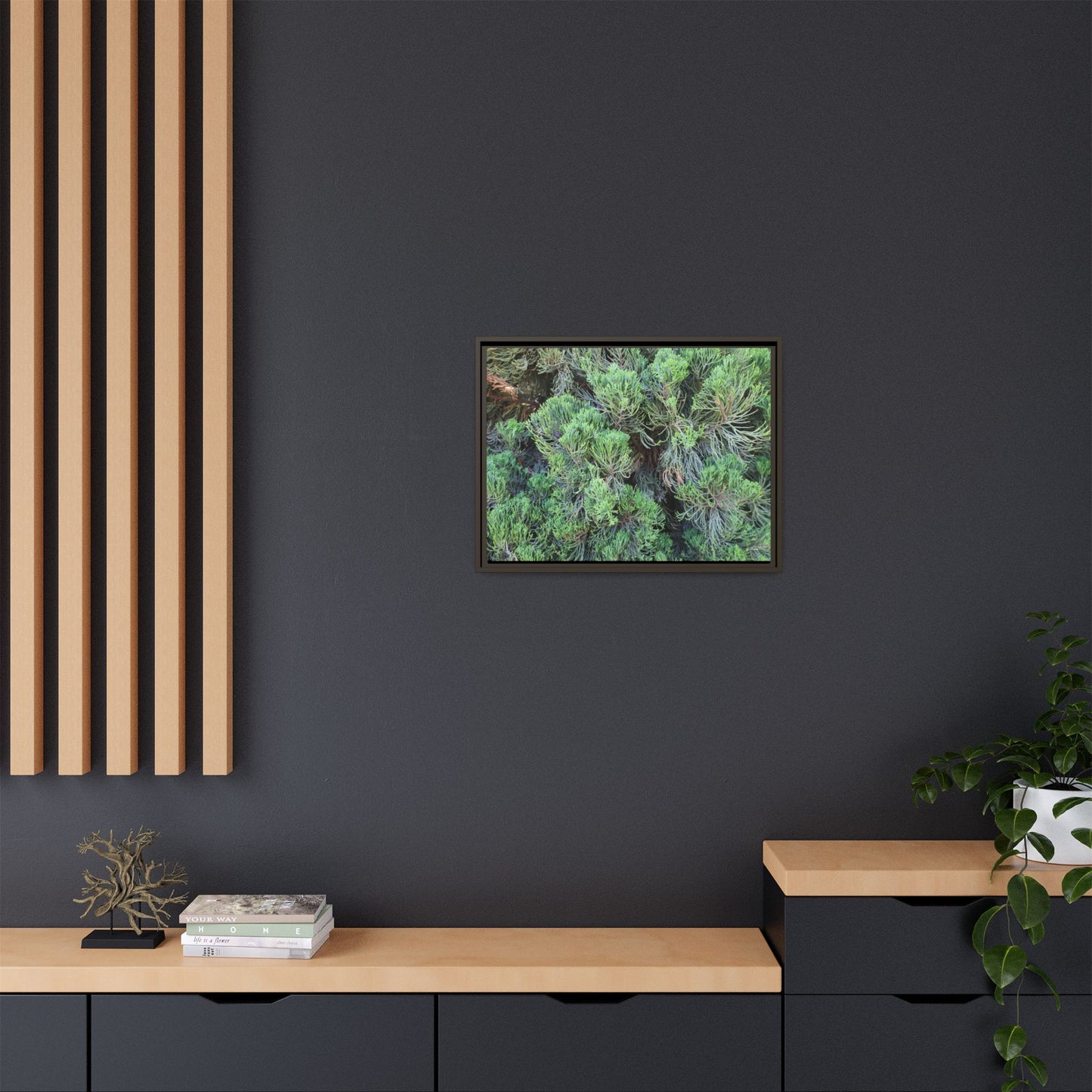 Verdant Whispers - Unique Stretched Canvas Wall Art - Art By Earth