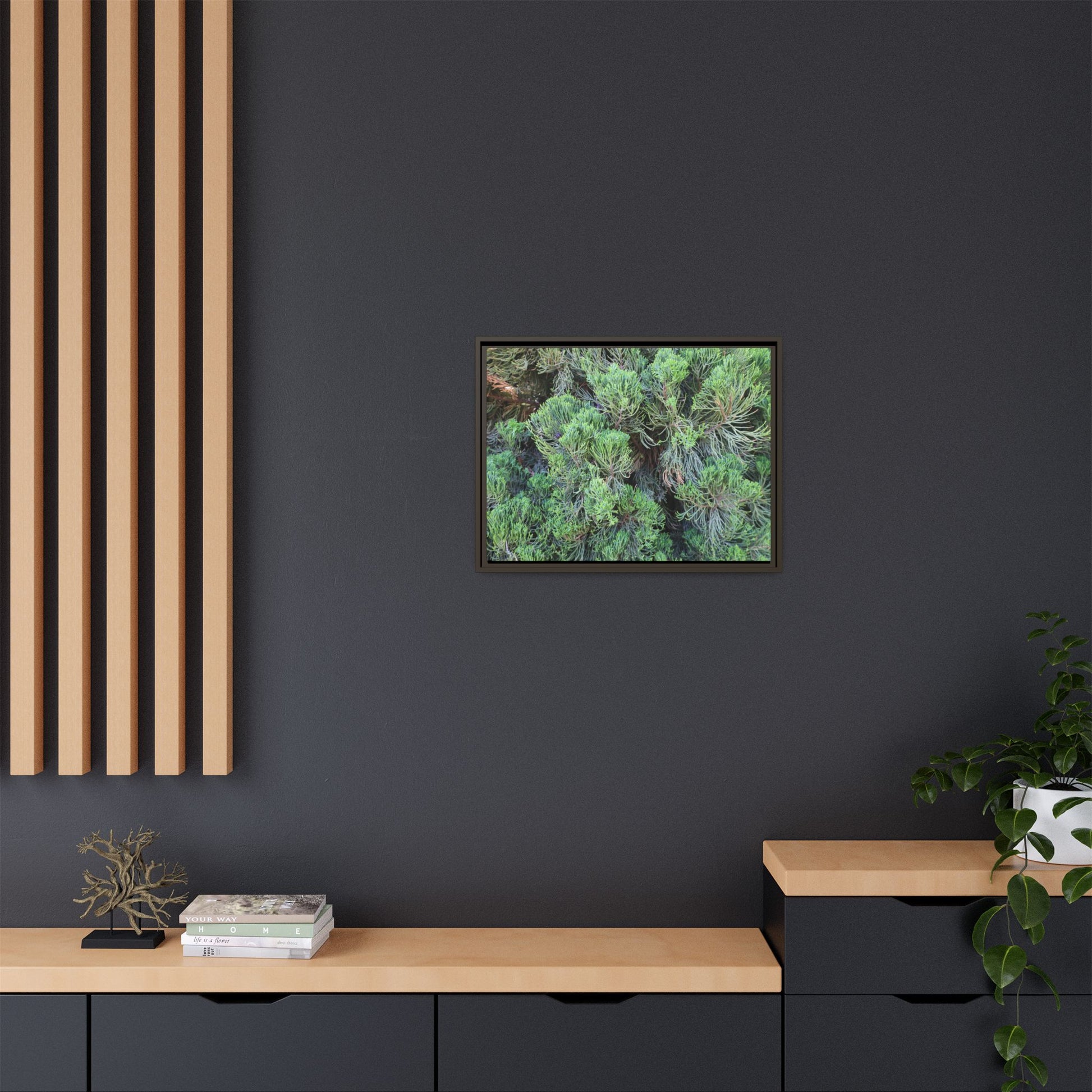 Verdant Whispers - Unique Stretched Canvas Wall Art - Art By Earth