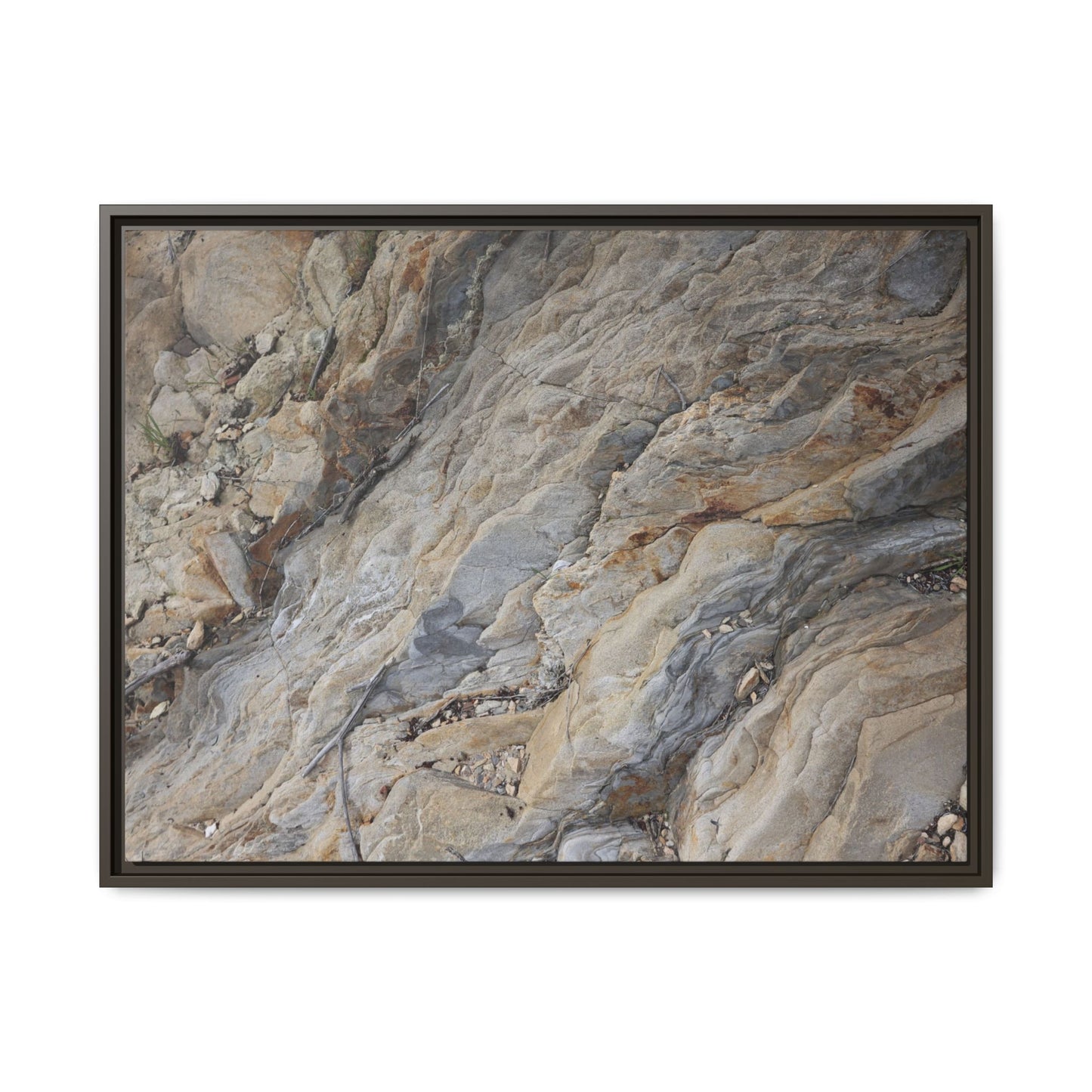 Layers of Earth's History - Unique Stretched Canvas Wall Art - Art By Earth