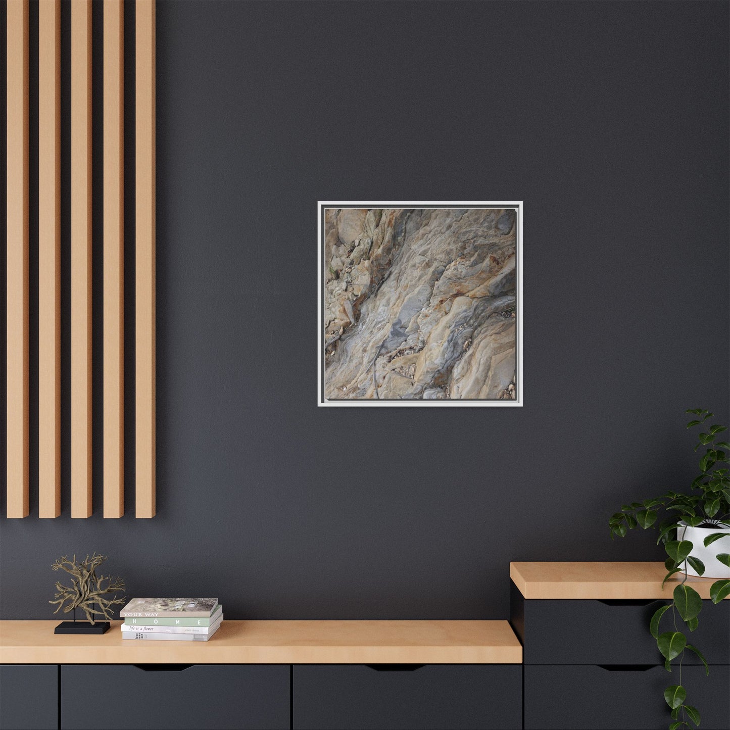 Layers of Earth's History - Unique Stretched Canvas Wall Art - Art By Earth