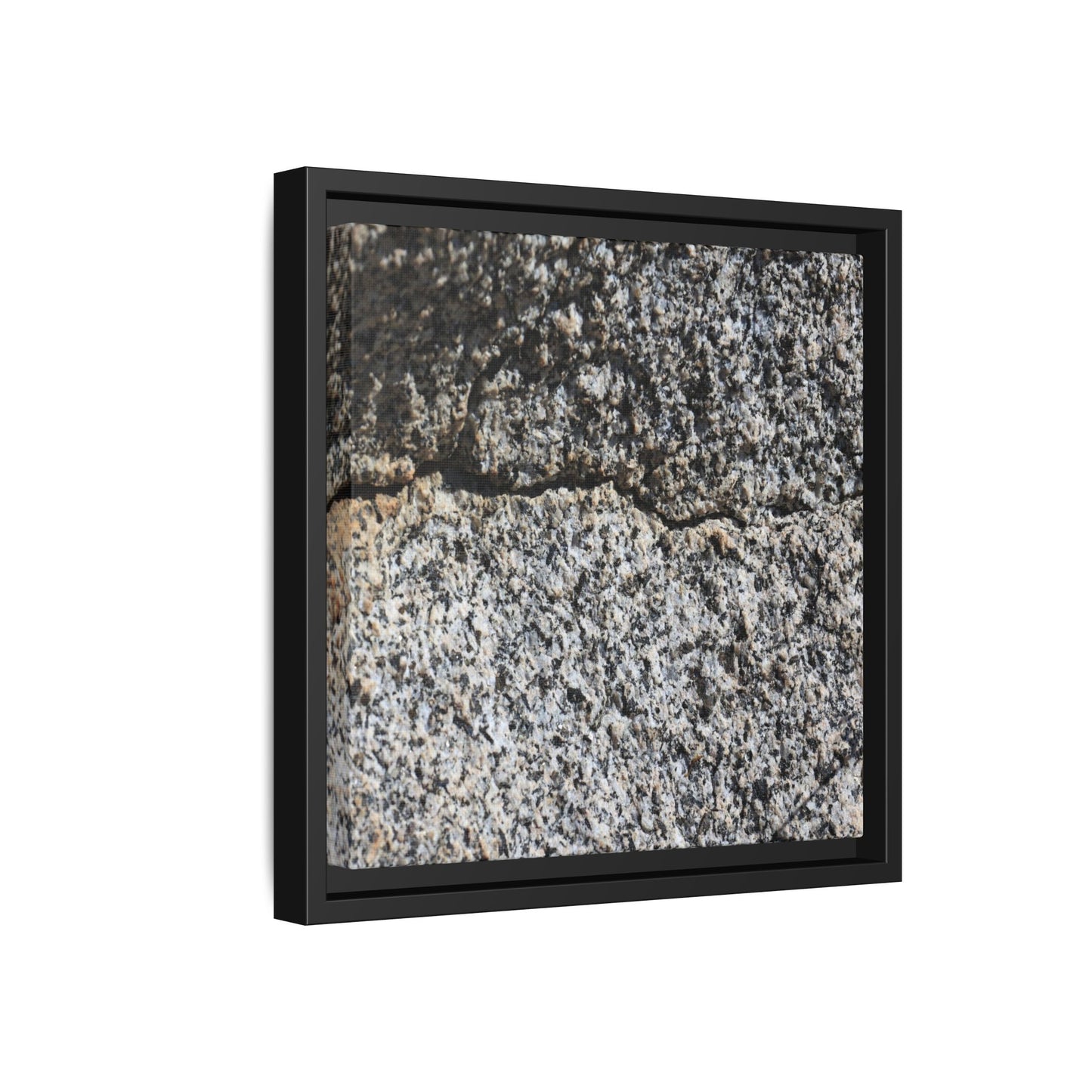Weathered Stone Surface - Unique Stretched Canvas Wall Art