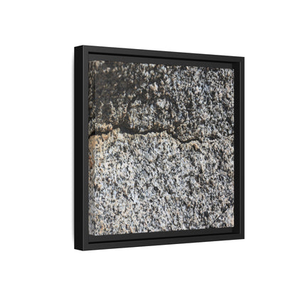 Weathered Stone Surface - Unique Stretched Canvas Wall Art