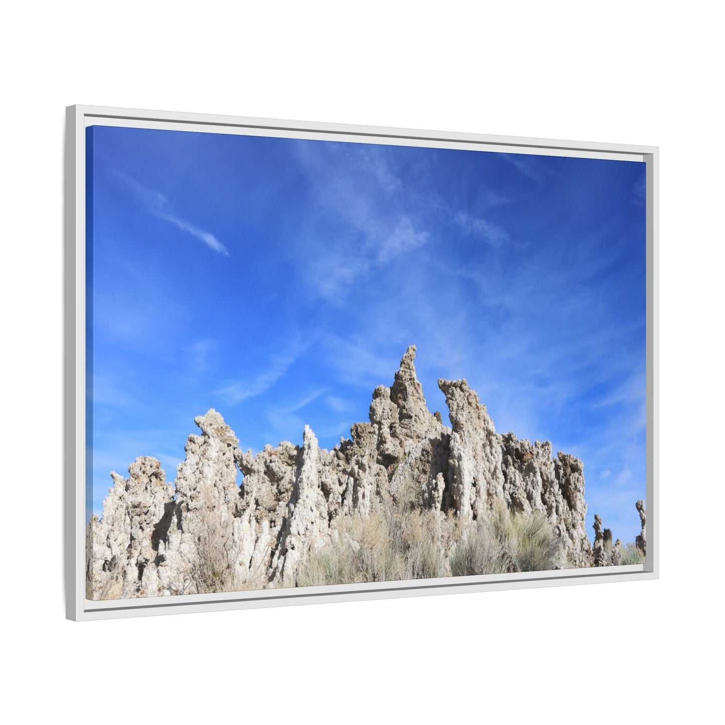 Frozen Sentinels - Unique Stretched Canvas Wall Art