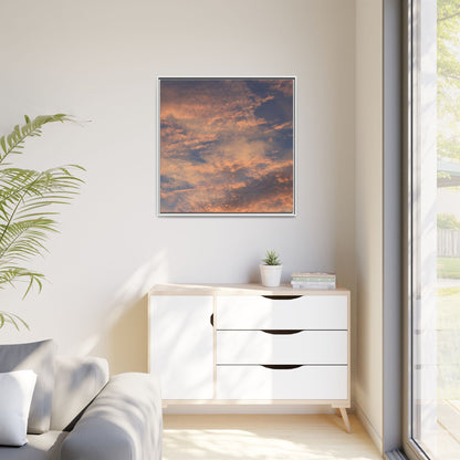 Sunset's Ethereal Canvas - Unique Stretched Canvas Wall Art - Art By Earth