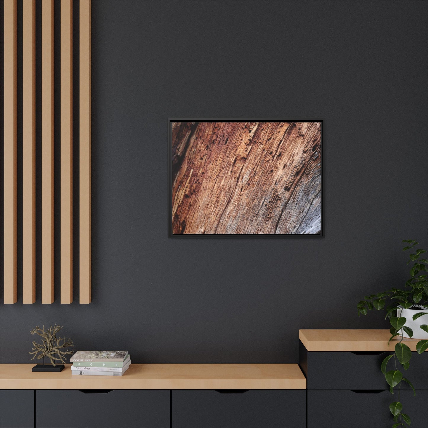 Time's Mark - Unique Stretched Canvas Wall Art - Art By Earth