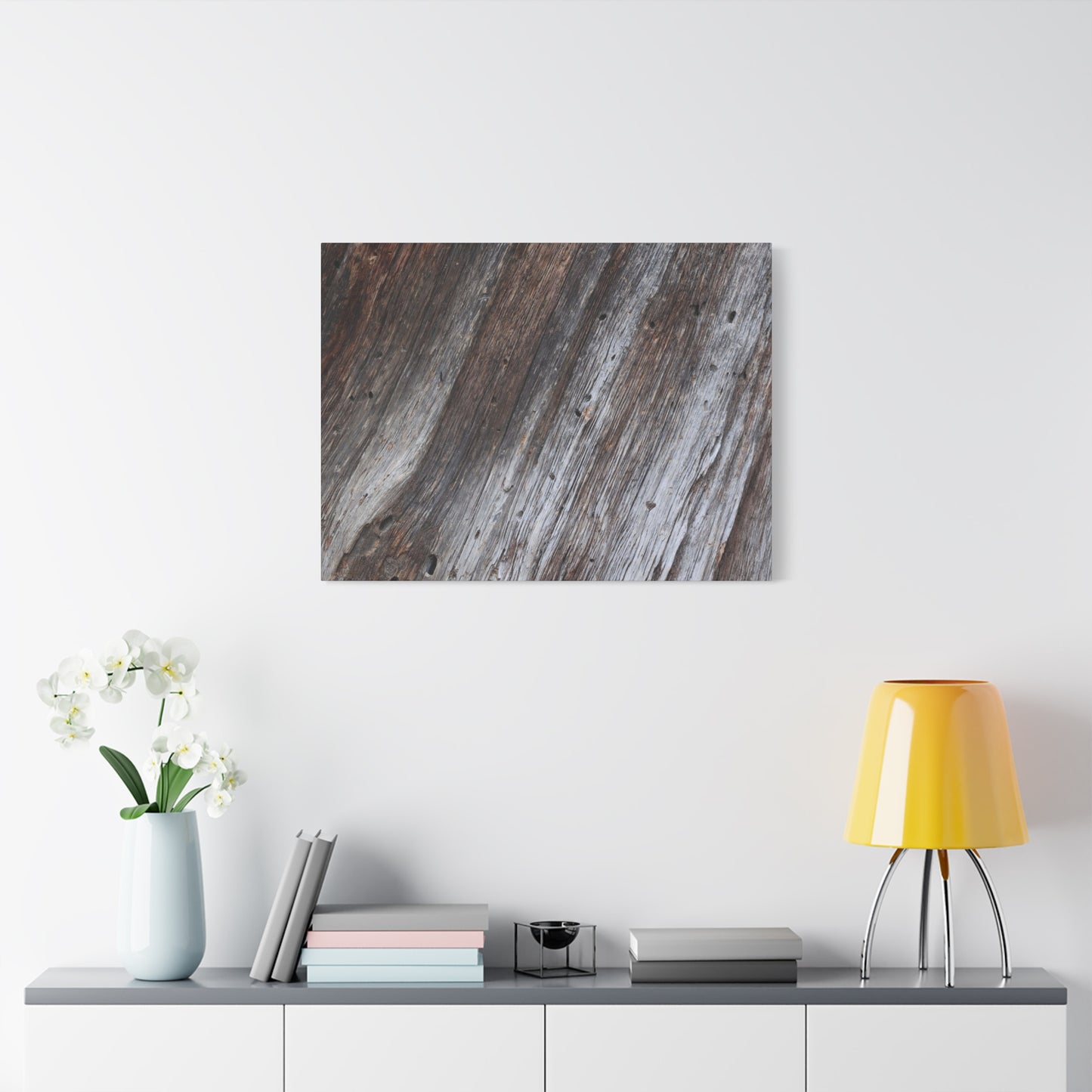 Aged Planks - Unique Frameless Canvas Wall Art - Art By Earth