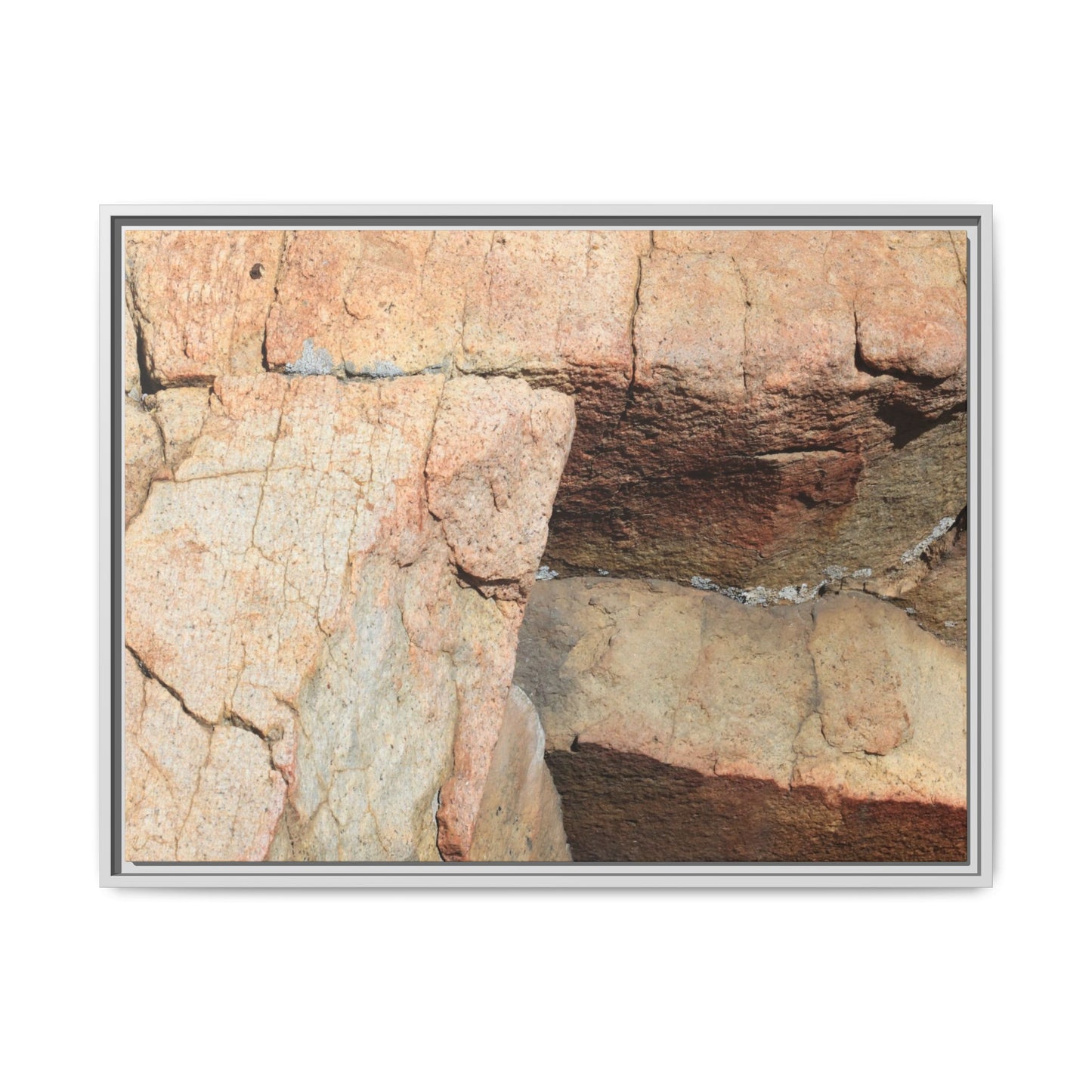 Fractured Stone - Unique Stretched Canvas Wall Art - Art By Earth