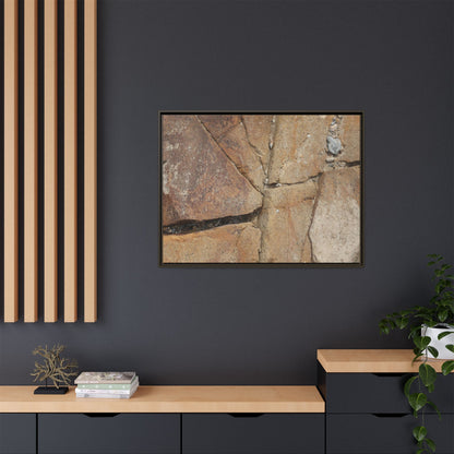 Rusty Crevices - Unique Stretched Canvas Wall Art - Art By Earth