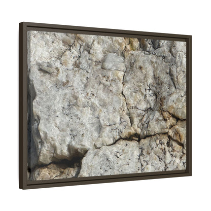 Weathered Limestone Formation - Unique Stretched Canvas Wall Art - Art By Earth