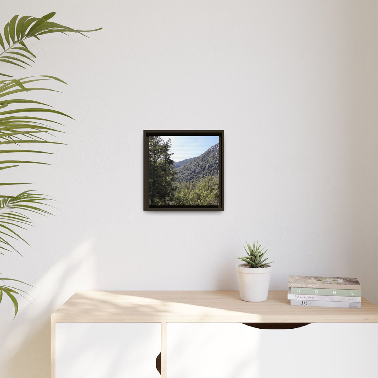 Mountain Valley Forest - Unique Stretched Canvas Wall Art