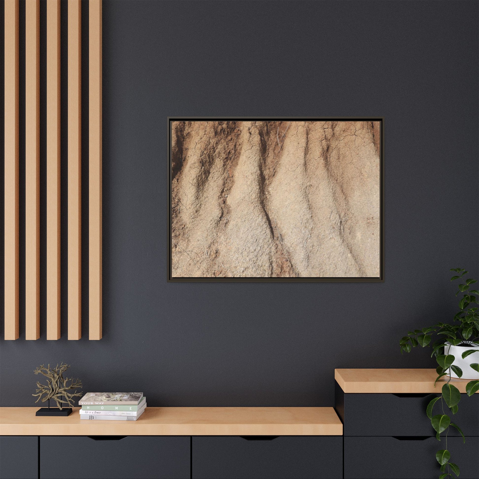 Eroded Canyon Walls - Unique Stretched Canvas Wall Art - Art By Earth