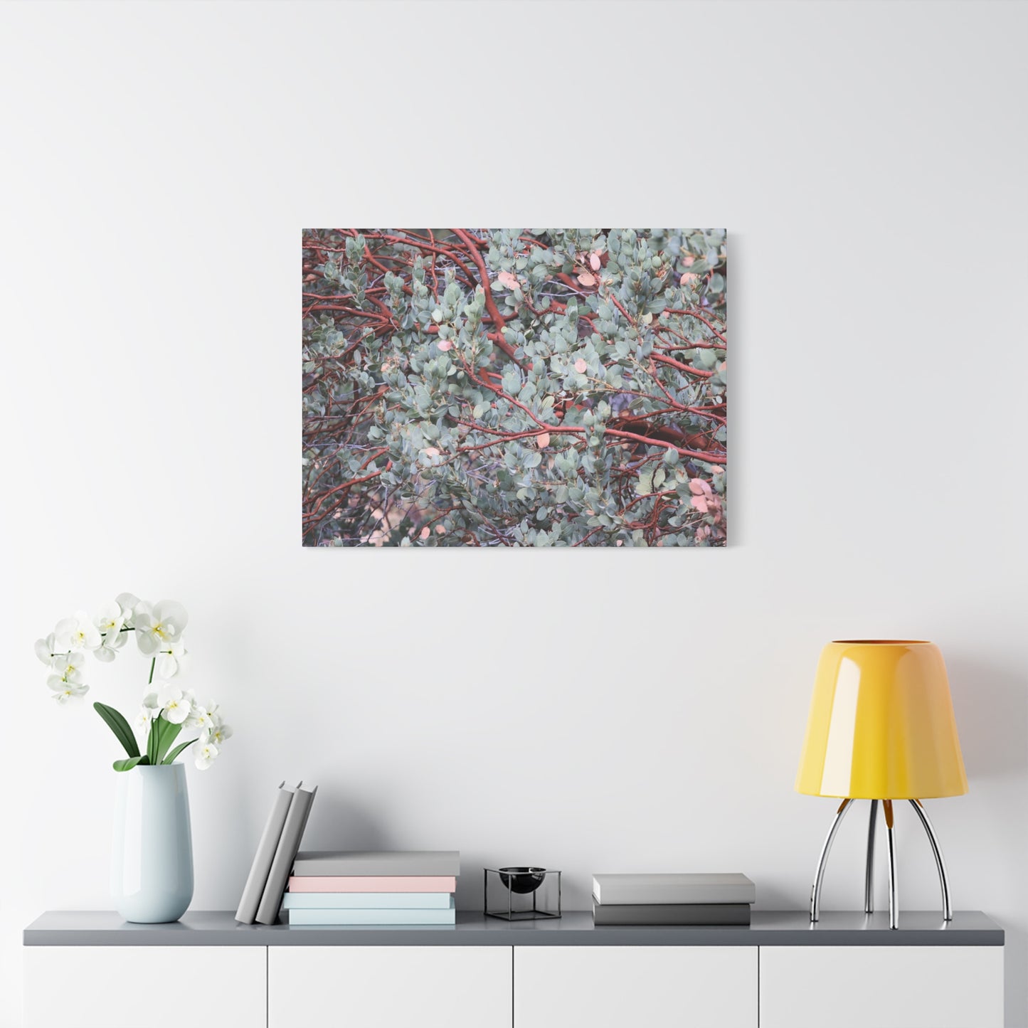 Whispers of Silver and Rust - Unique Frameless Canvas Wall Art - Art By Earth