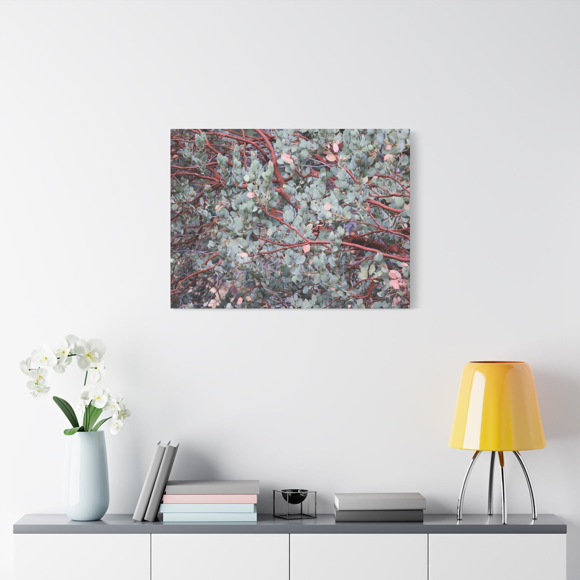 Whispers of Silver and Rust - Unique Frameless Canvas Wall Art - Art By Earth