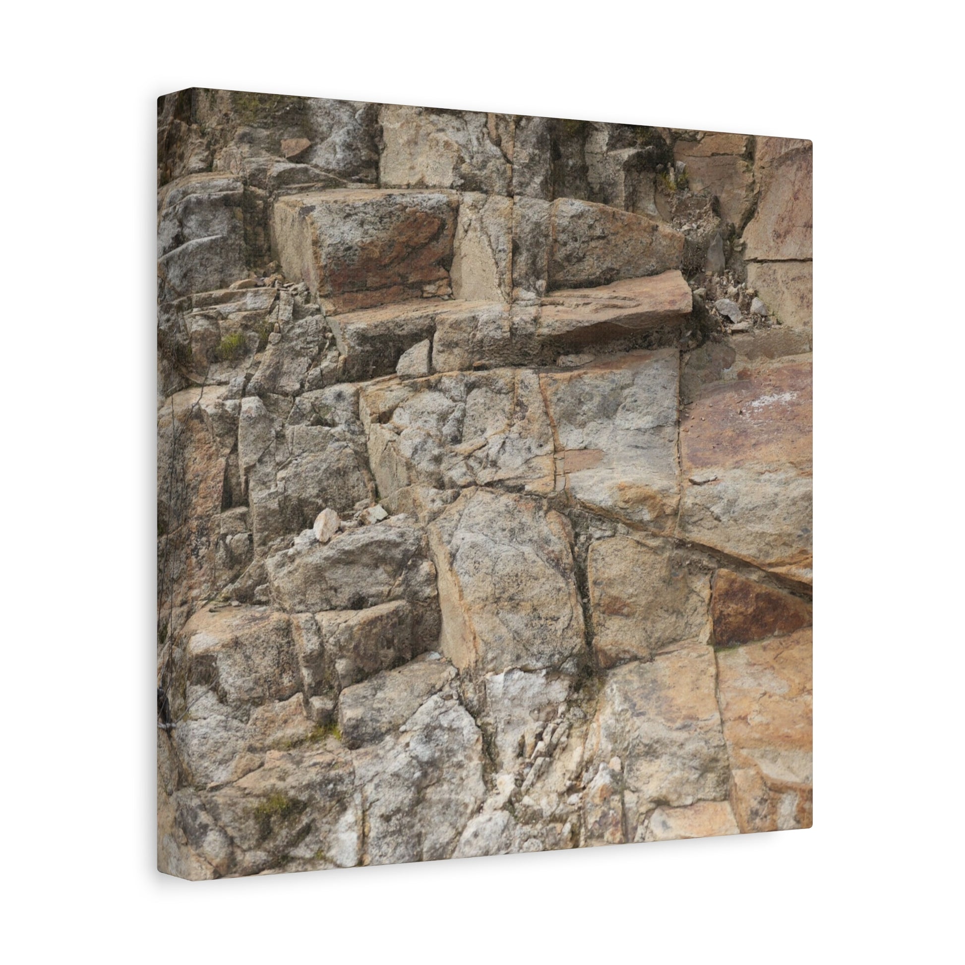 Stone Memories - Unique Frameless Canvas Wall Art - Art By Earth