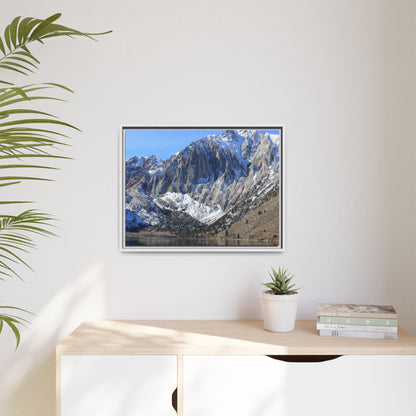 Frozen Reflection - Unique Stretched Canvas Wall Art