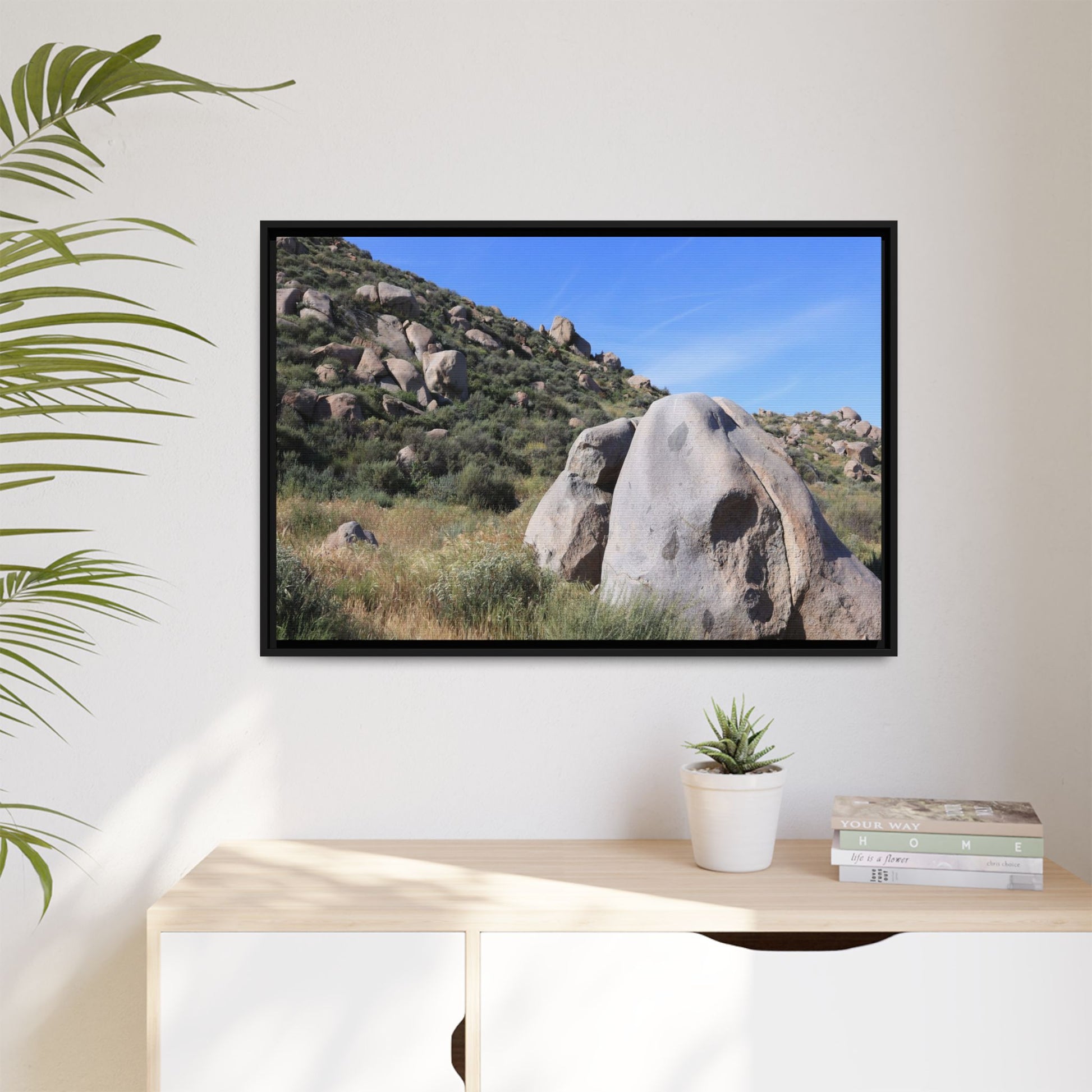 Ancient Stone Guardian - Unique Stretched Canvas Wall Art - Art By Earth