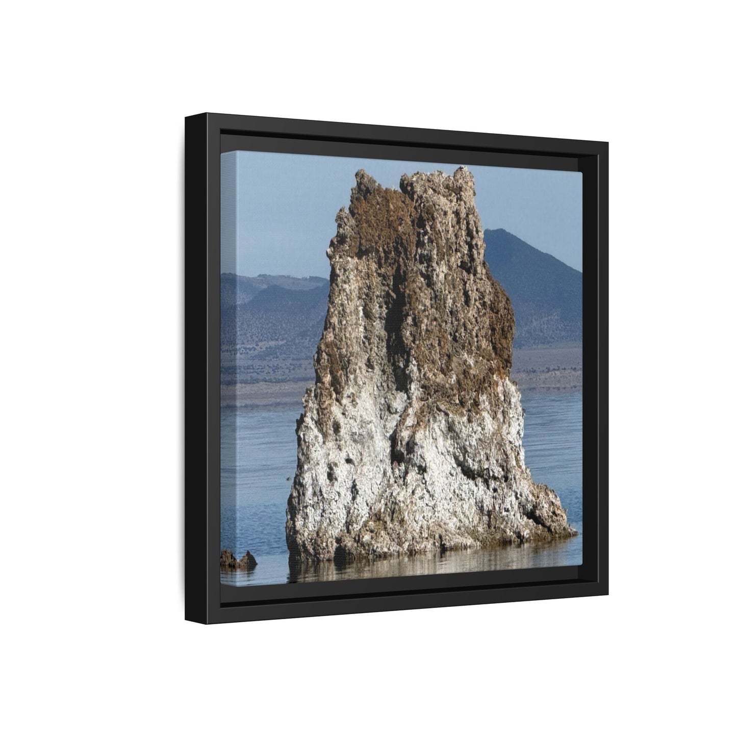 Tufa Tower Reflection - Unique Stretched Canvas Wall Art