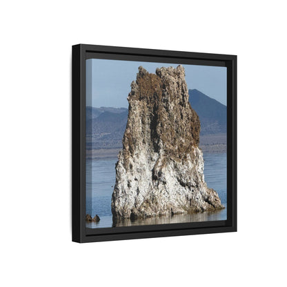 Tufa Tower Reflection - Unique Stretched Canvas Wall Art