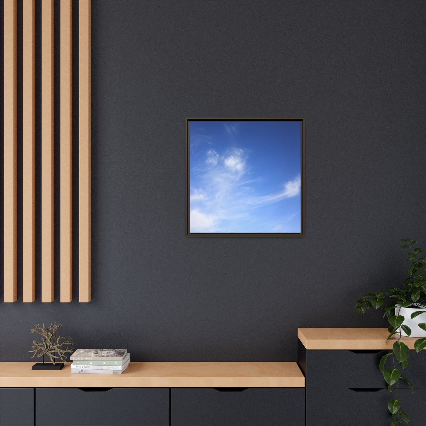 Blue Serenity - Unique Stretched Canvas Wall Art - Art By Earth