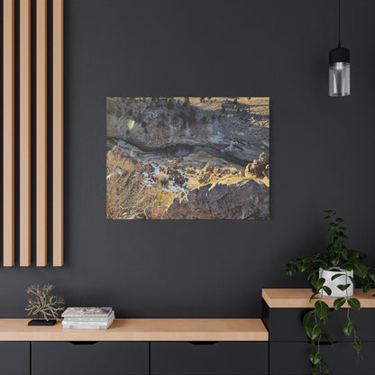 Canyon's Breath - Unique Frameless Canvas Wall Art