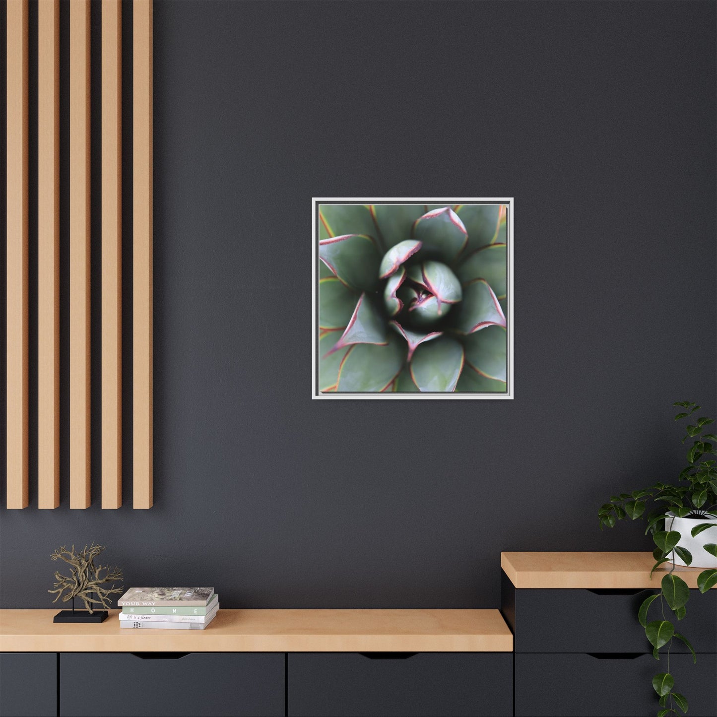 Spiky Elegance - Unique Stretched Canvas Wall Art - Art By Earth