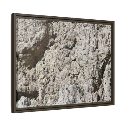 Weathered Stone Whispers - Unique Stretched Canvas Wall Art