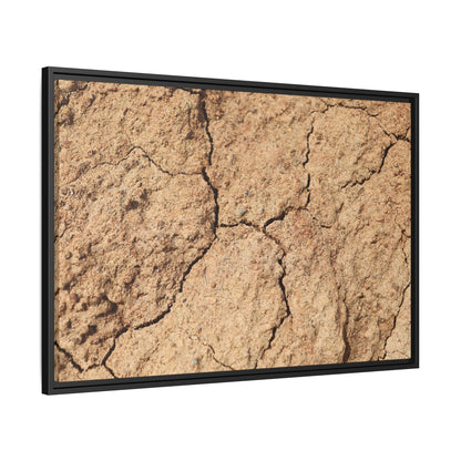 Parched Land - Unique Stretched Canvas Wall Art - Art By Earth
