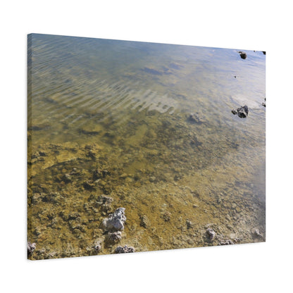 Tide's Quiet Breath - Unique Frameless Canvas Wall Art