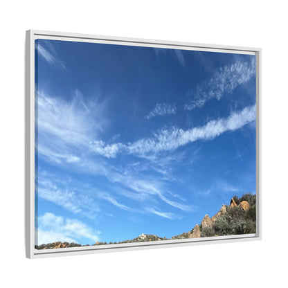 Arid Landscape with Rocky Outcrops - Unique Stretched Canvas Wall Art