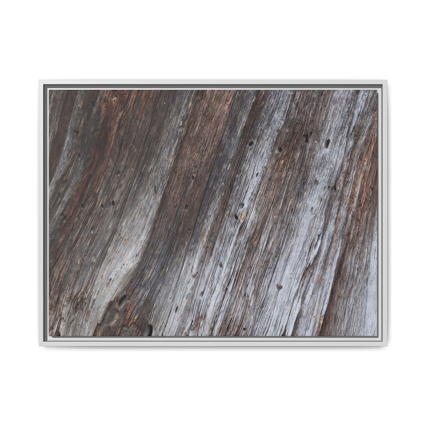 Aged Timber Texture - Unique Stretched Canvas Wall Art - Art By Earth