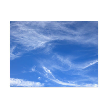 Sky's Ethereal Dance - Unique Frameless Canvas Wall Art - Art By Earth