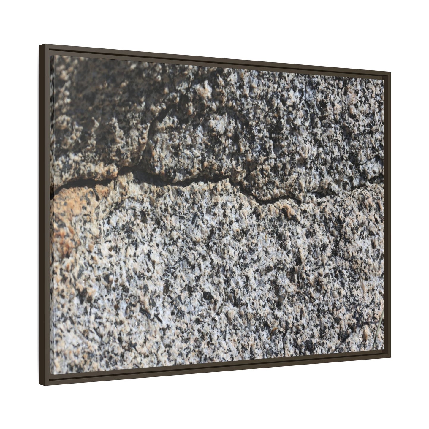 Weathered Stone Surface - Unique Stretched Canvas Wall Art
