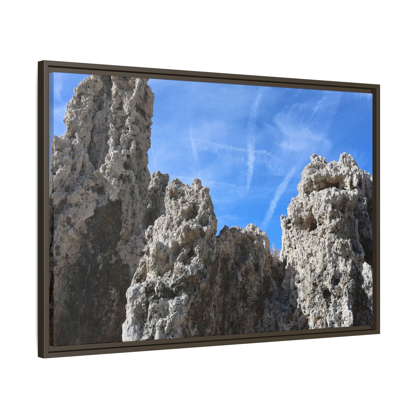 Weathered Sentinels - Unique Stretched Canvas Wall Art