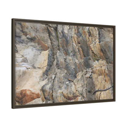 Stone's Silent Symphony - Unique Stretched Canvas Wall Art - Art By Earth