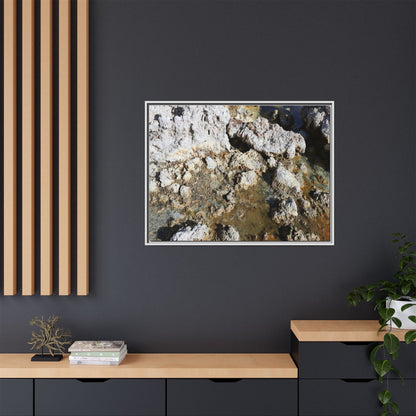 Strata of Silence - Unique Stretched Canvas Wall Art