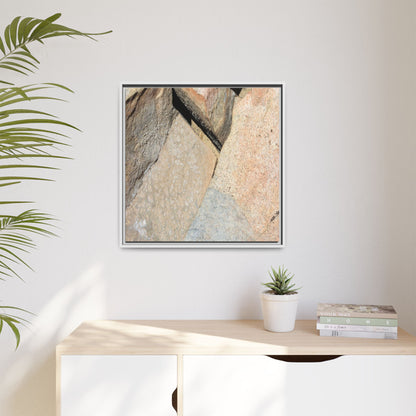 Rock Fragment - Unique Stretched Canvas Wall Art - Art By Earth