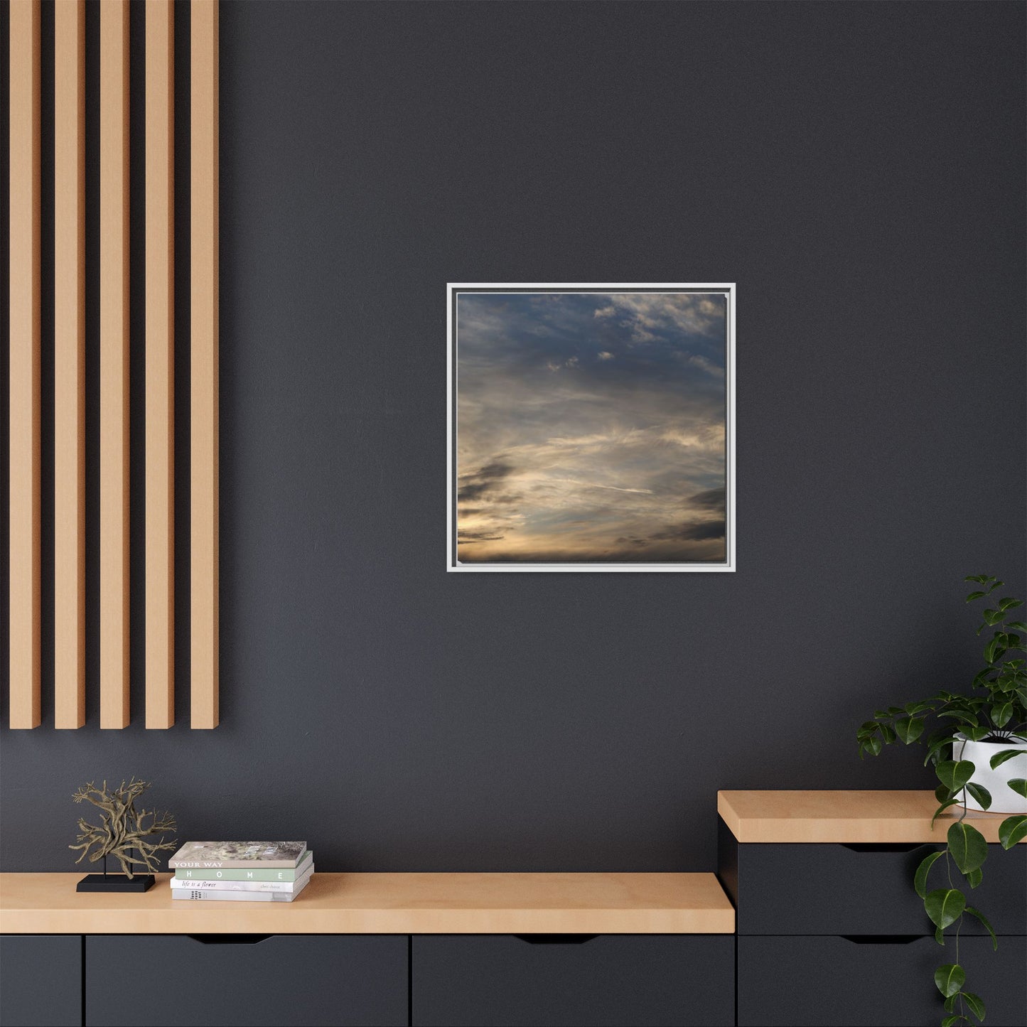 Clouded Thoughts - Unique Stretched Canvas Wall Art - Art By Earth