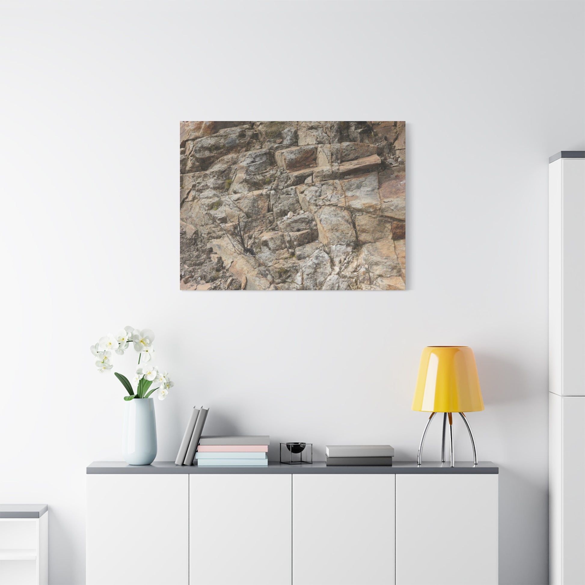 Broken Rock Canvas - Unique Frameless Canvas Wall Art - Art By Earth