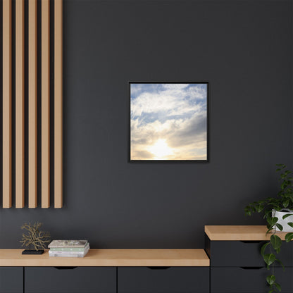 Sky's Ethereal Whisper - Unique Stretched Canvas Wall Art - Art By Earth