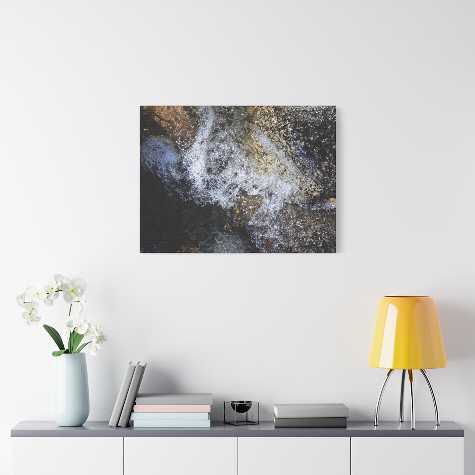 Liquid Stone - Unique Frameless Canvas Wall Art - Art By Earth