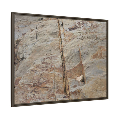 Sedimentary Symphony - Unique Stretched Canvas Wall Art - Art By Earth