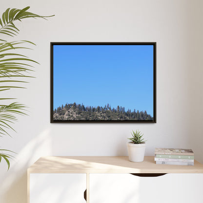 Blue Silence - Unique Stretched Canvas Wall Art