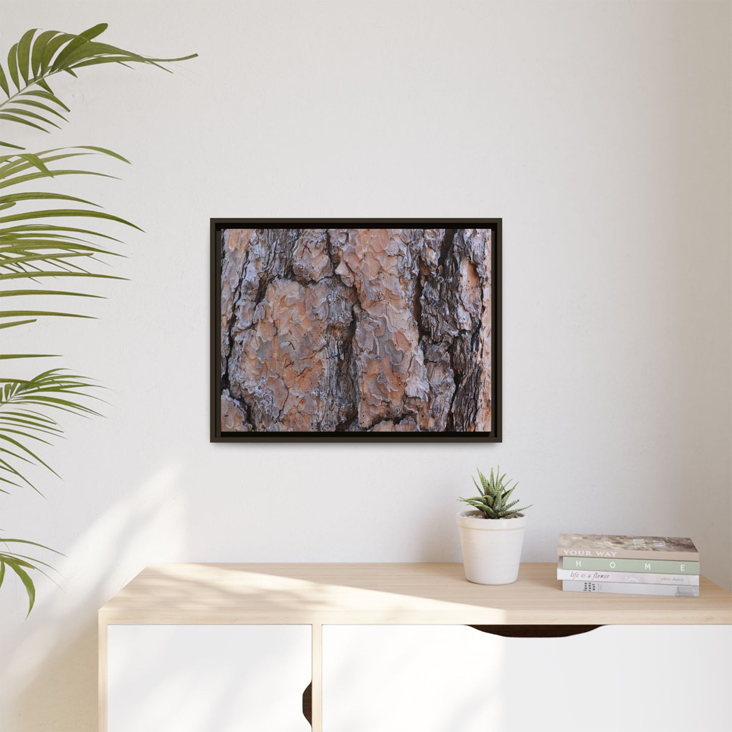 Tree Skin Symphony - Unique Stretched Canvas Wall Art - Art By Earth